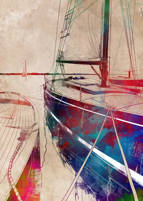 Jaszke, Justyna: Sport Yachting art