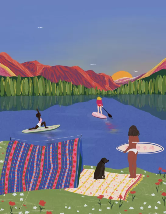 Alasar, Ceyda: Paddle Boarding  2