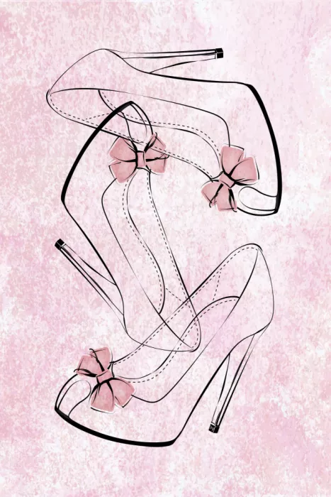Martina: Eleganti tacchi alti con fiocco rosa