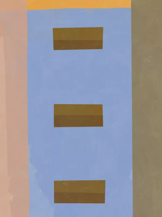 Dean, Little: Abstract Blue Blocks