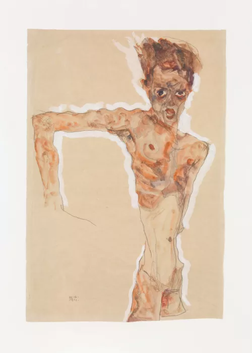 Schiele, Egon: Autoritratto Egon Schiele