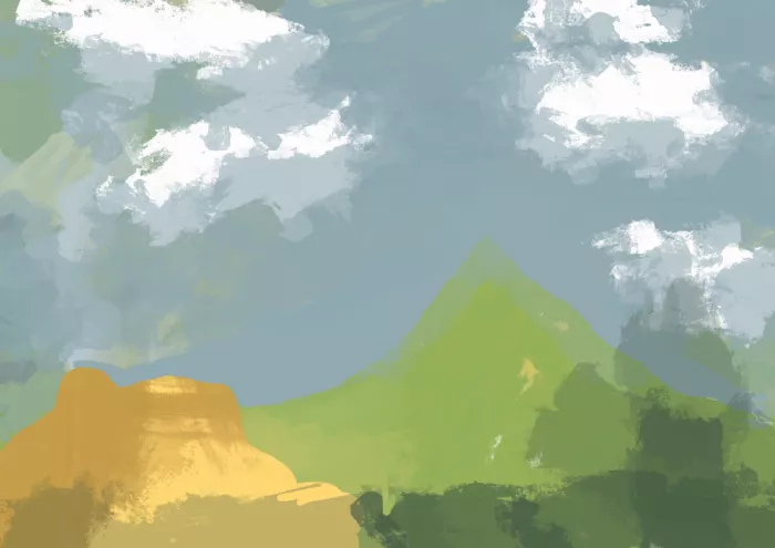 Bursic, Sharyn: Abstrakte Landschaft