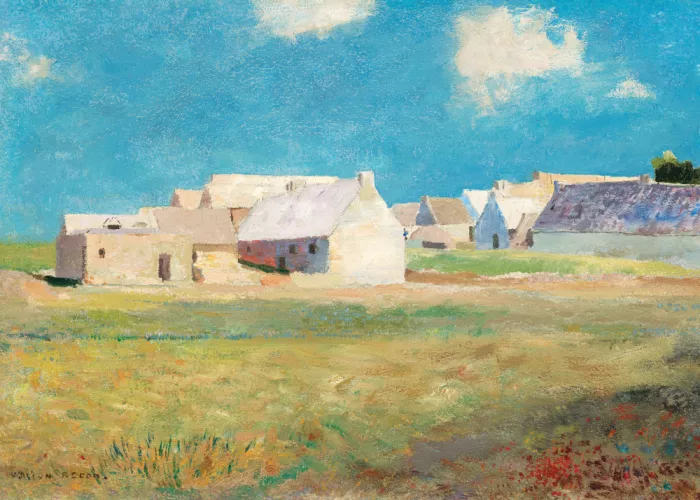 Redon, Odilon: Breton Village