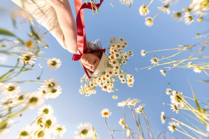 Dudoniene, Ablonskyte Ruta: Dans le champ de marguerites