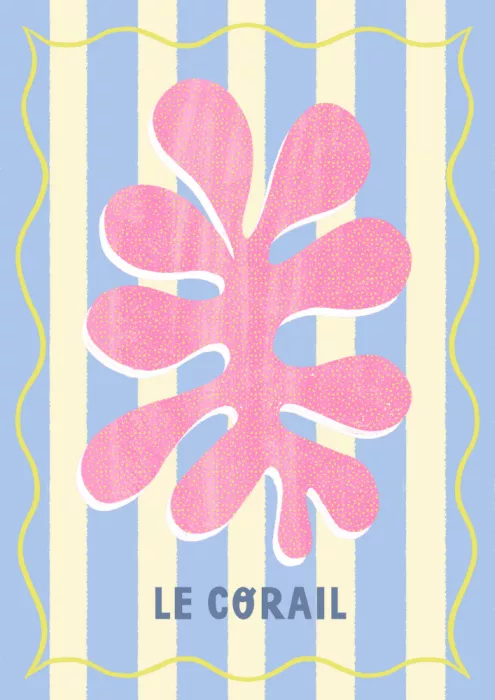 Donne, Melissa: Le Corail Blue/Cream