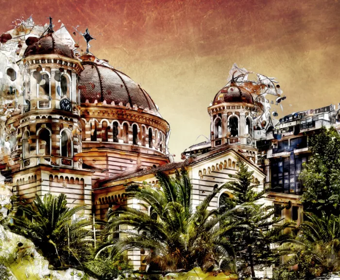 Jaszke, Justyna: Tesalónica Ciudad Grecia Acuarela (3)