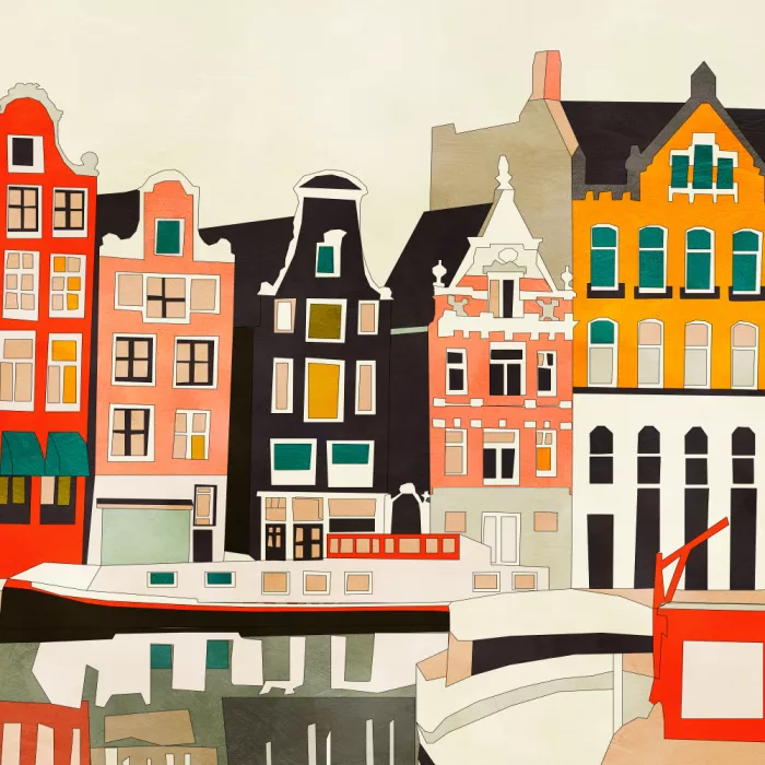 Bre, Rut Ana: Amsterdam, Nizozemsko Domy 3