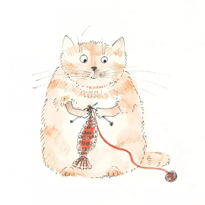 Brent, Isabelle: Gato tejiendo