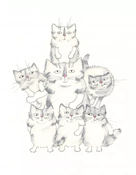 Brent, Isabelle: Katzenfamilie