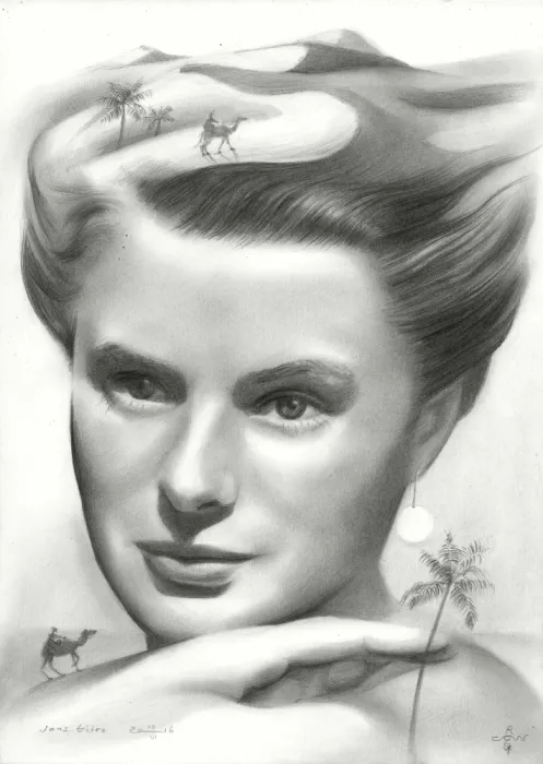 Akkers, Corné: Ohne Titel - 10-06-16 (Ingrid Bergman)