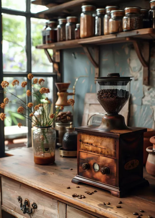 Jaszke, Justyna: Kitchen Photography art coffee grinder