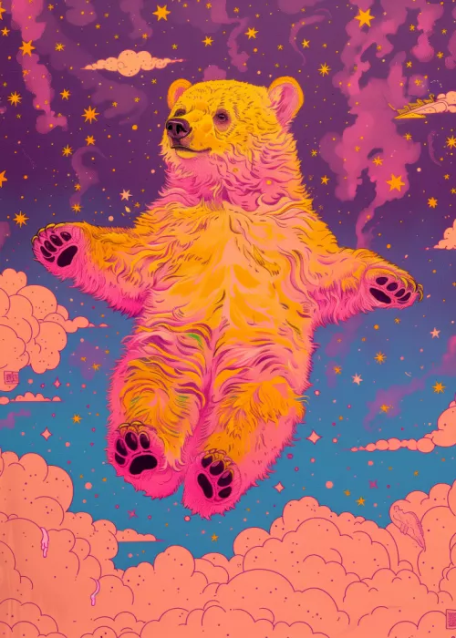 Jaszke, Justyna: Orange Bear Morris  relaxing 2