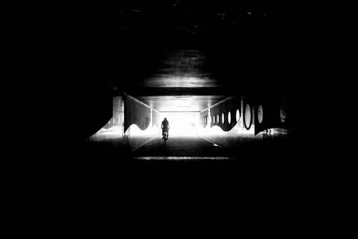 Jaszke, Justyna: Street Black and White Photography Krakow In the Dark