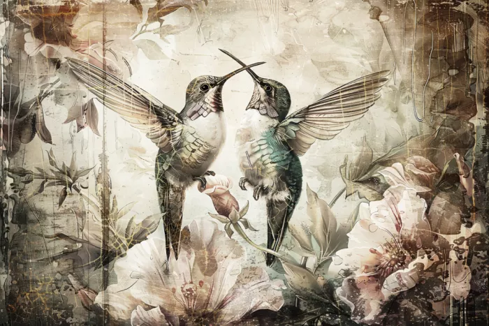 Kulik, Rafal: Bird Birds Animal Vintage Art Illustration Wallart 08