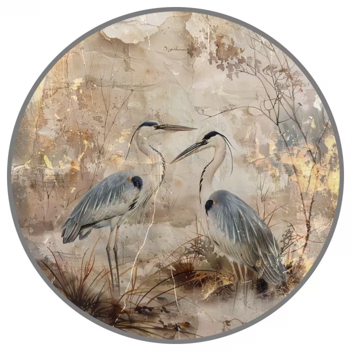 Kulik, Rafal: Vogel Vögel Tier Vintage Art Illustration Wandkunst 26