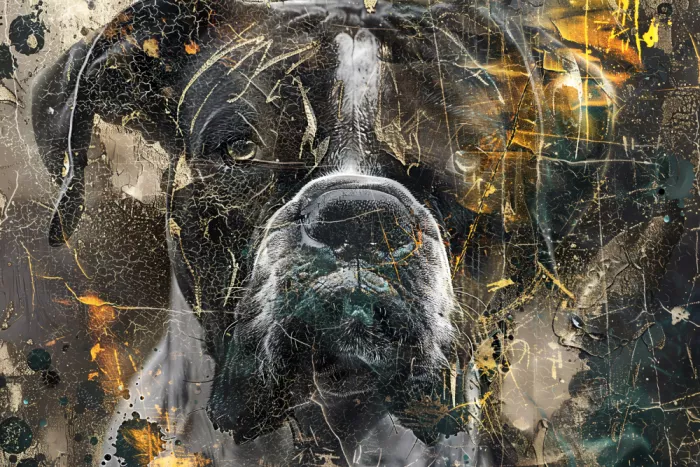 Kulik, Rafal: Chien Animal Art Vintage Illustration Art Mural 03