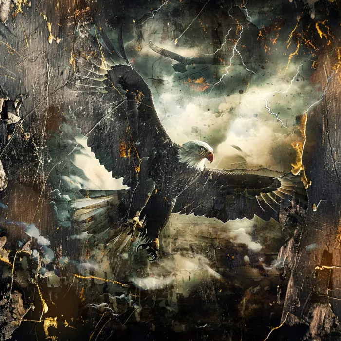 Kulik, Rafal: Aquila Animale Illustrazione Art Vintage Decorazione Murale 01