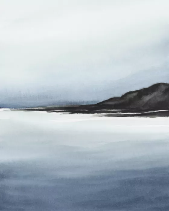 Elise, Rachel: Scogliera costiera III 32x40