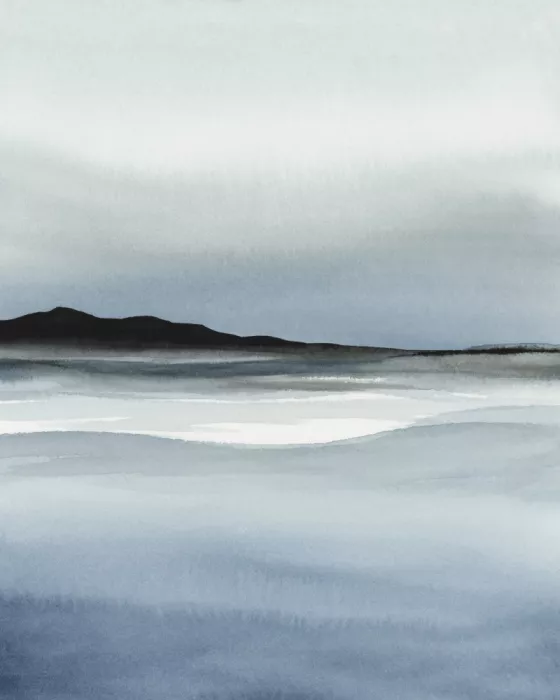 Elise, Rachel: Scogliera costiera 32x40