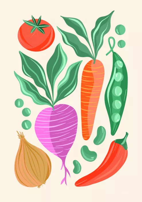 Donne, Melissa: Verduras