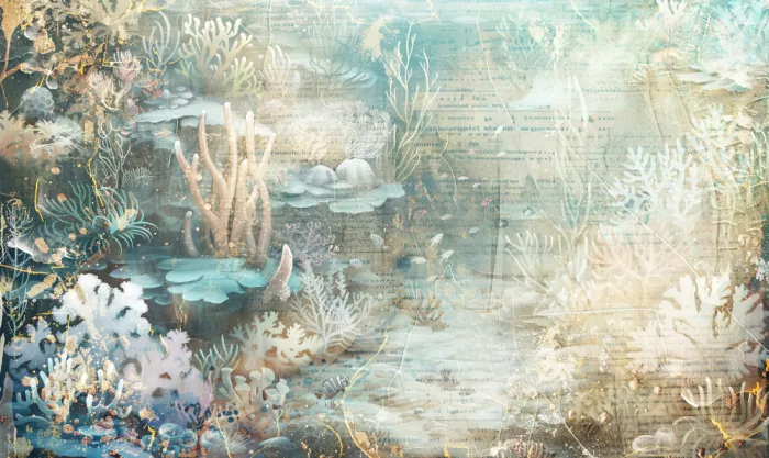 Kulik, Rafal: Unterwasserwelt - Meereskunst Illustration Wandkunst 18