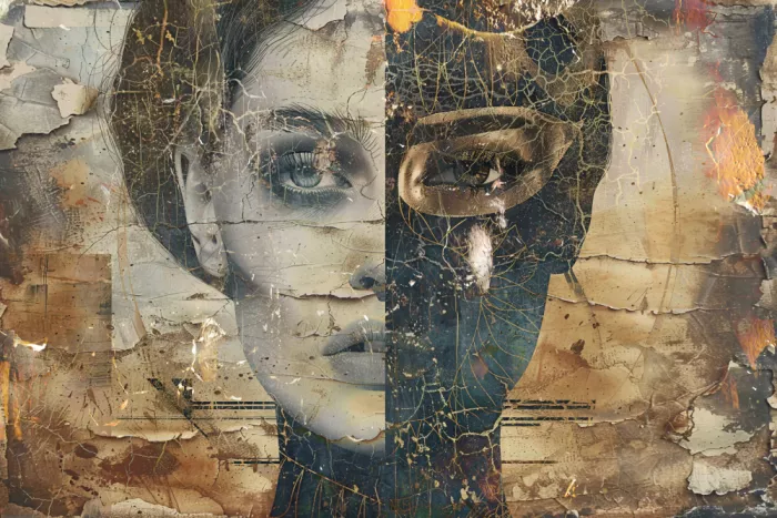 Kulik, Rafal: Woman Portrait Abstract Art Illustration Wallart 44