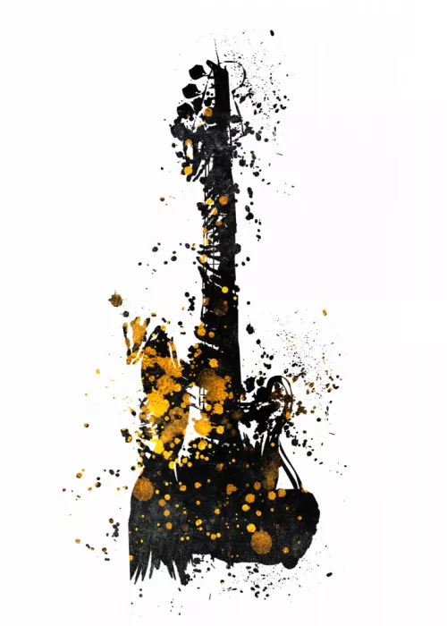 Jaszke, Justyna: Arte musical negro y oro - Guitarra
