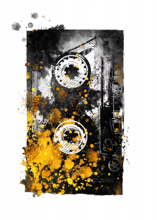 Jaszke, Justyna: Black and Gold Music Art Music Tape