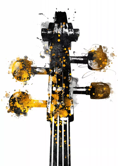 Jaszke, Justyna: Arte musical negro y oro Violín3
