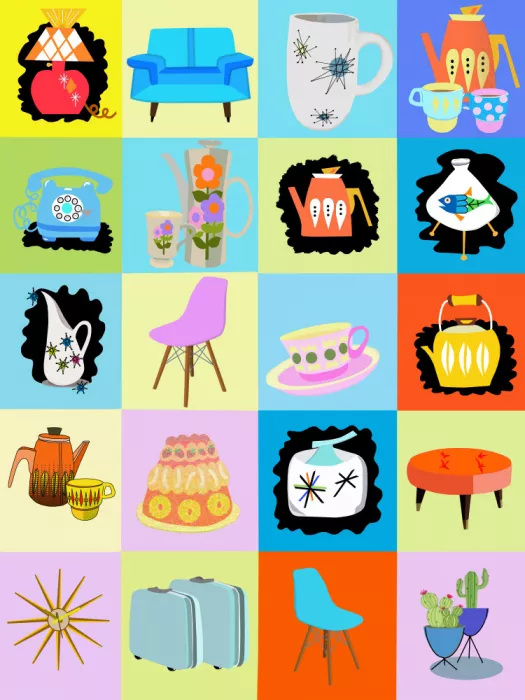 Rakos, Lynnda: Midcentury Pop