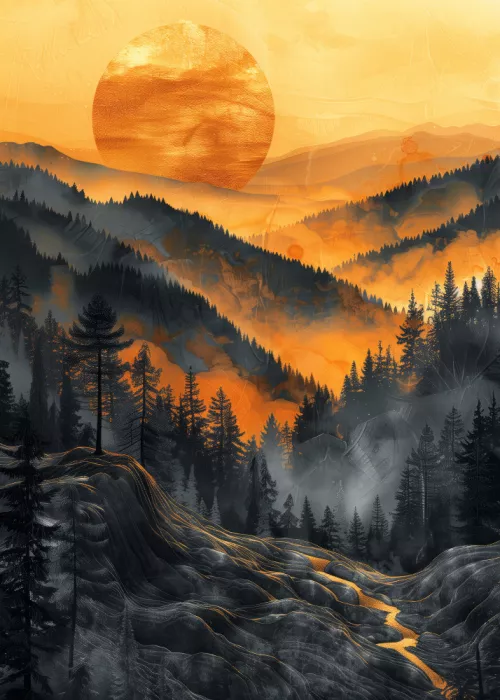 Jaszke, Justyna: Magical Ladscape Graphic (15)
