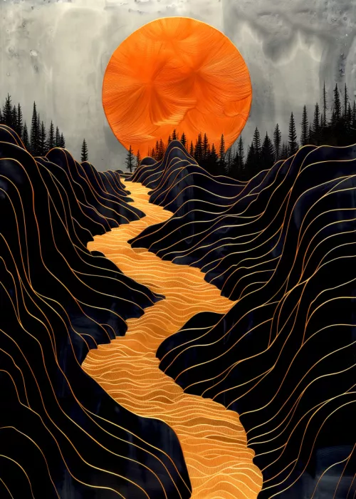 Jaszke, Justyna: Magical Ladscape Graphic (97)
