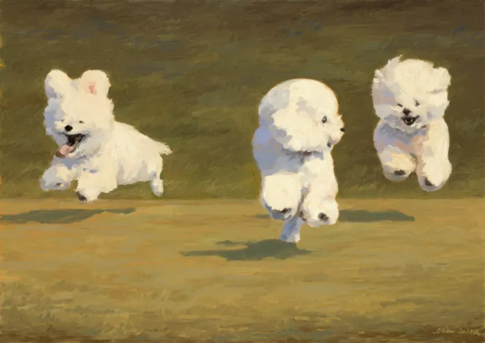 NKTN: Three Dogs Running