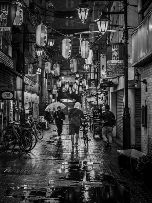 sirou.minami: Notte piovosa di Tokyo