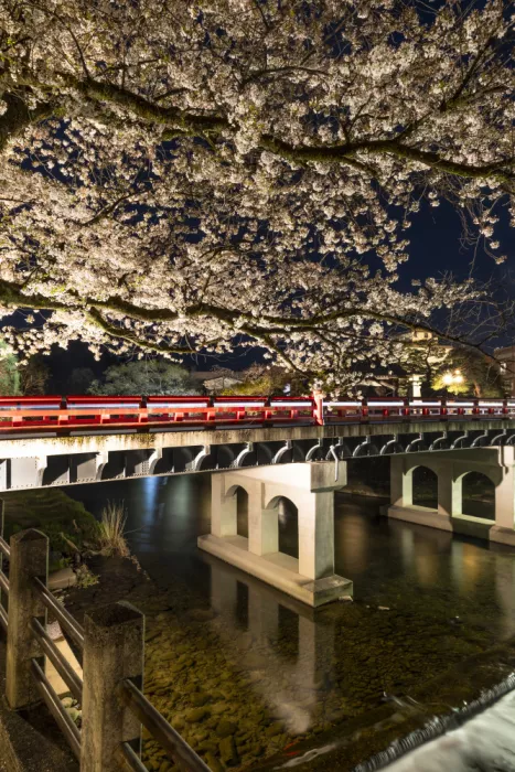Viola, Melanie: Die bezaubernde Nakabashi-Brücke am Abend