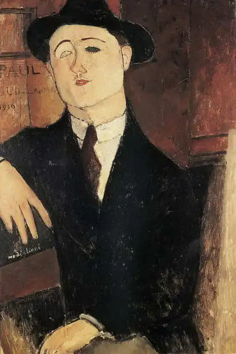 Modigliani, Amadeo: Portrét Paula Guillaume