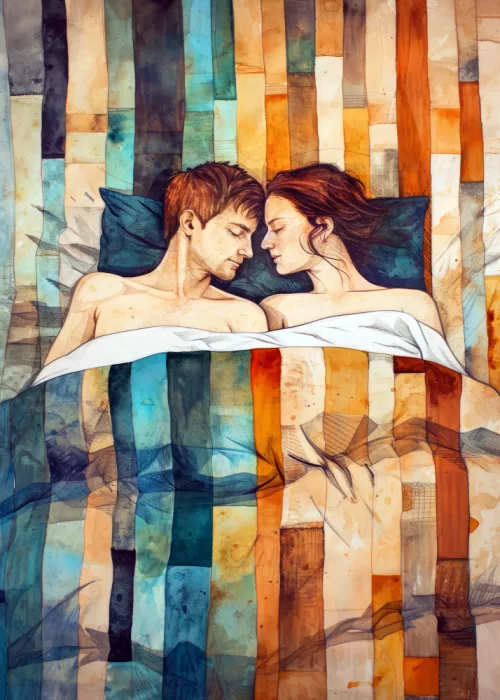 Jaszke, Justyna: Love Is In the Air  Watercolor Digital Painting (1)
