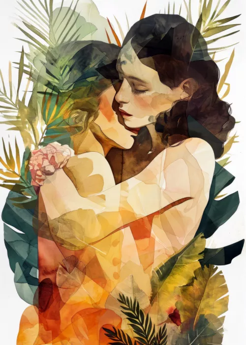 Jaszke, Justyna: Love Is In the Air  Watercolor Digital Painting (13)