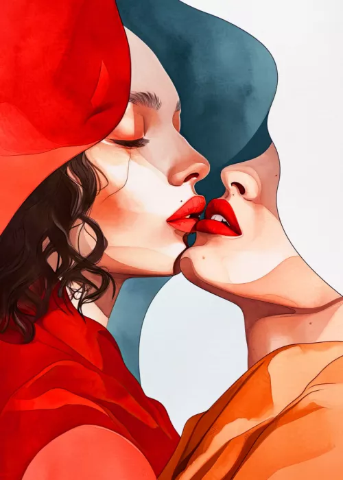 Jaszke, Justyna: Love Is In the Air  Watercolor Digital Painting (17)