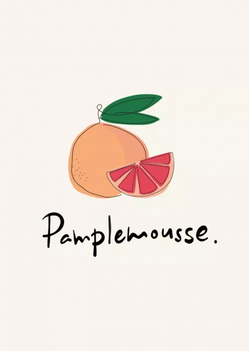 Soléy, Rio: Moderní sbírka francouzského ovoce »Grep/Pamplemousse«