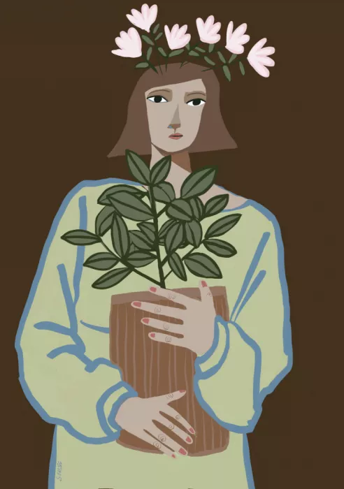 Bursic, Sharyn: Plant mum brown