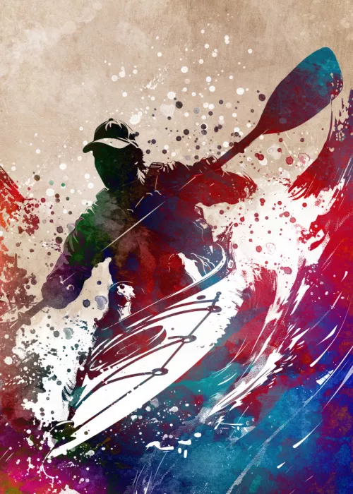 Jaszke, Justyna: Arte del deporte de kayak