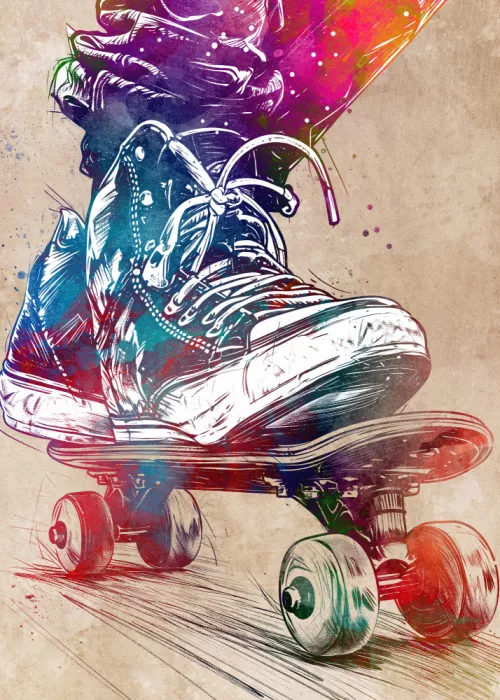 Jaszke, Justyna: Arte del deporte skateboard