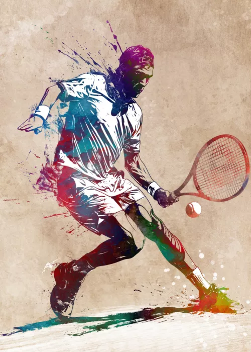 Jaszke, Justyna: Tennis sport art