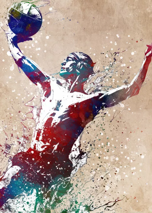 Jaszke, Justyna: Arte del deporte del waterpolo