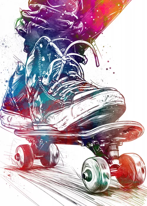 Jaszke, Justyna: Arte deportivo de skateboard