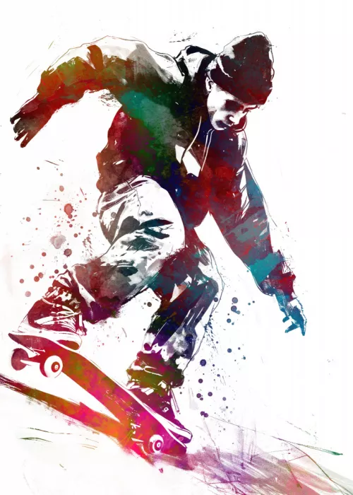 Jaszke, Justyna: Arte del deporte del skateboard