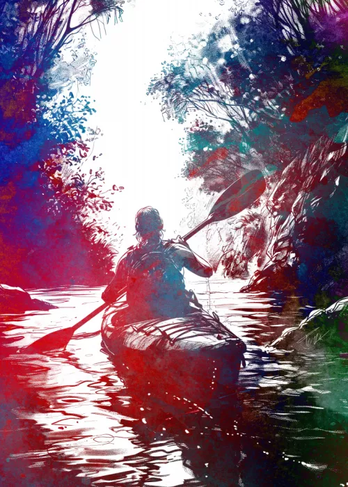 Jaszke, Justyna: Arte del deporte de kayak