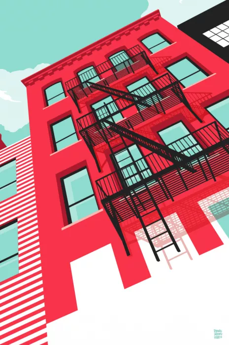 Heemskerk, Remko: NYC Brooklyn Rojo