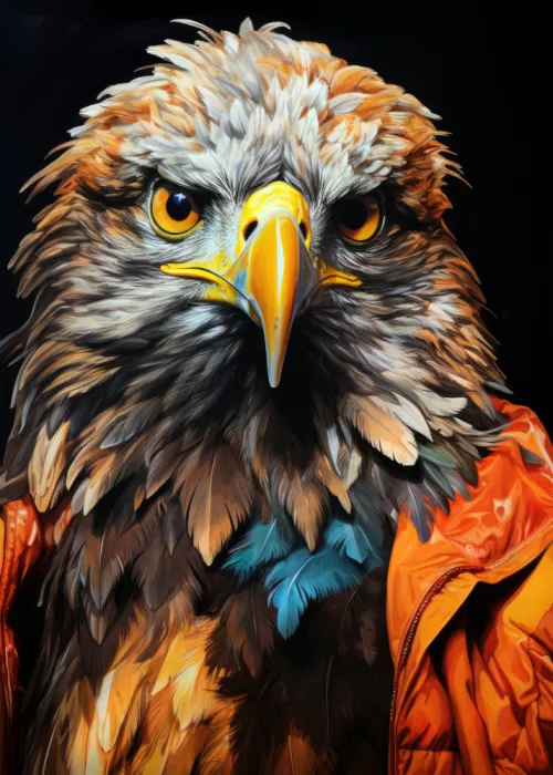 Jaszke, Justyna: Águila - Arte animal en acuarela (3)
